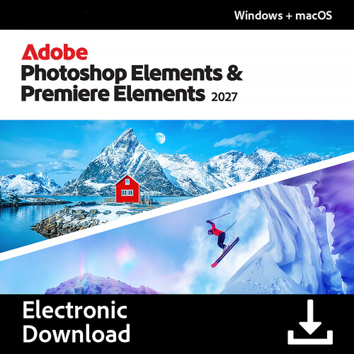 Adobe Photoshop Elements & Premiere Elements 2027 3-Year Subscription