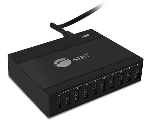 SIIG Industrial 16-port Industrial 600W USB-C PD Charging Station With 5gbps Usb Hub