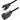 Main Image for StarTech 1ft (0.3m) Short Extension Cord, NEMA5-15R to NEMA5-15P Black Extension Cord, 13A 125V, 16AWG, Computer Power Extension Cable