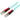 Left Image for StarTech 1m (3ft) LC/UPC to LC/UPC OM3 Multimode Fiber Optic Cable, Full Duplex 50/125&micro;m Zipcord, 100G, LSZH Fiber Jumper Cord