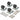 Alternate-Image9 Image for Tripp Lite by Eaton Rack Enclosure Cabinet Mobile Rolling Caster Kit 2200lb Capacity