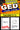 GED Test Prep Geometry Review--Exambusters Flash Cards--Workbook 7 of 13
