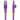 Alternate-Image1 Image for StarTech 5ft CAT6 Ethernet Cable - Purple Snagless Gigabit - 100W PoE UTP 250Mhz Category 6 Patch Cord UL Certified Wiring/TIA