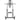 Rear Image for Eaton Tripp Lite Series Heavy-Duty Rolling TV Stand, Height Adjustable, 60" - 100" Screens