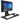 Alternate-Image2 Image for Mount-It! Monitor and Keyboard Wall Mount, Standing Workstation VESA Tray Platform