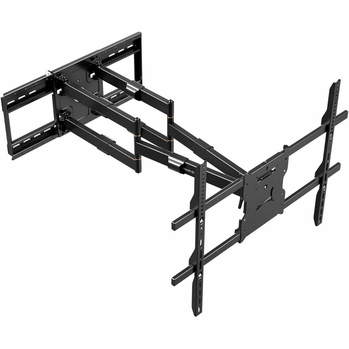 D&H Distributing - EDI Mount-It! Beast Long Extension TV Wall Mount with Heavy Duty Dual Arms and Sliding Wall Plate - MI-394
