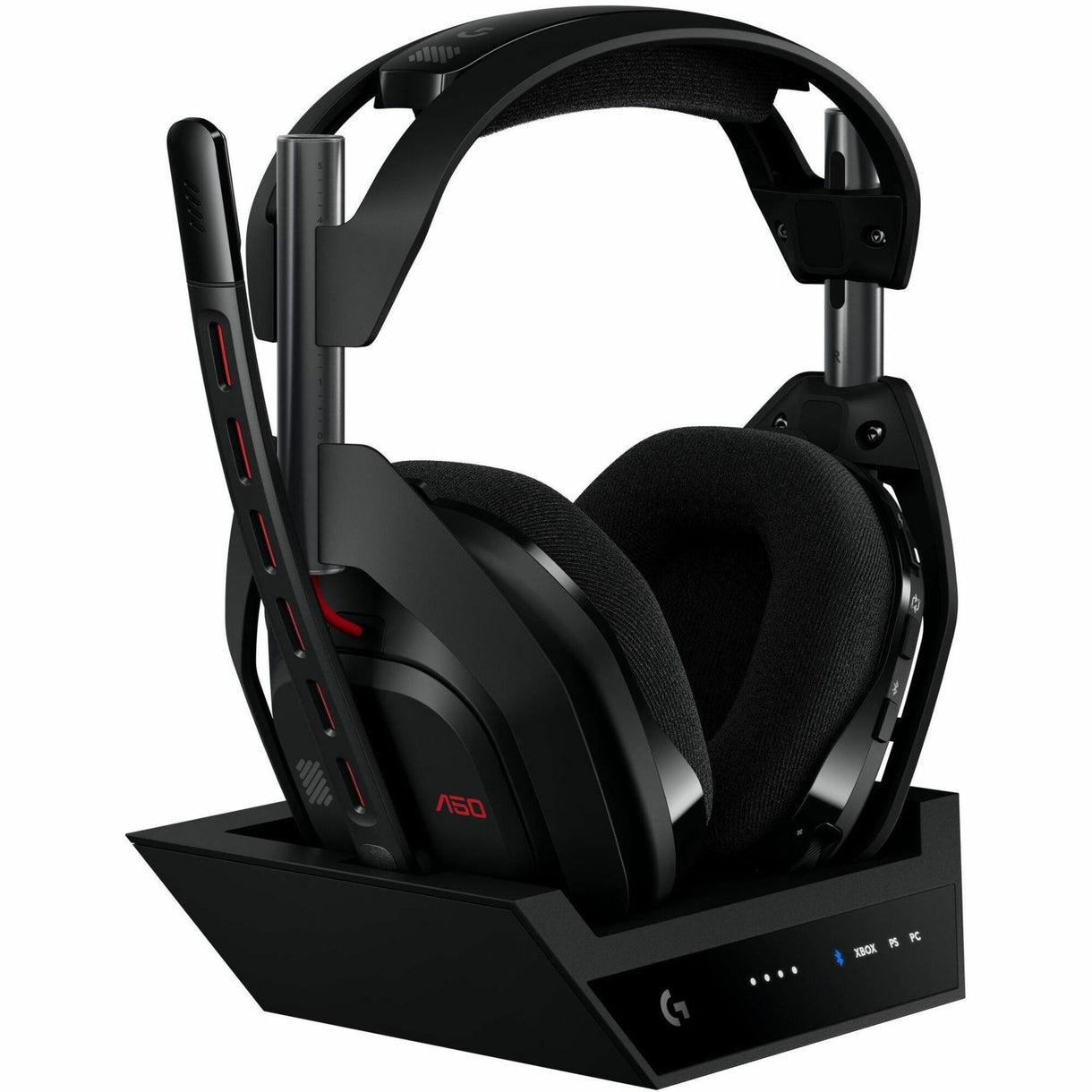 D&H Distributing - EDI Logitech G Astro A50 LIGHTSPEED Wireless Gaming Headset + Base Station (Gen 5), PRO-G GRAPHENE, 3-System Switching, USB-C to Xbox, PS5, PC/Mac or Nintendo Switch, Bluetooth - Black - 939-002217