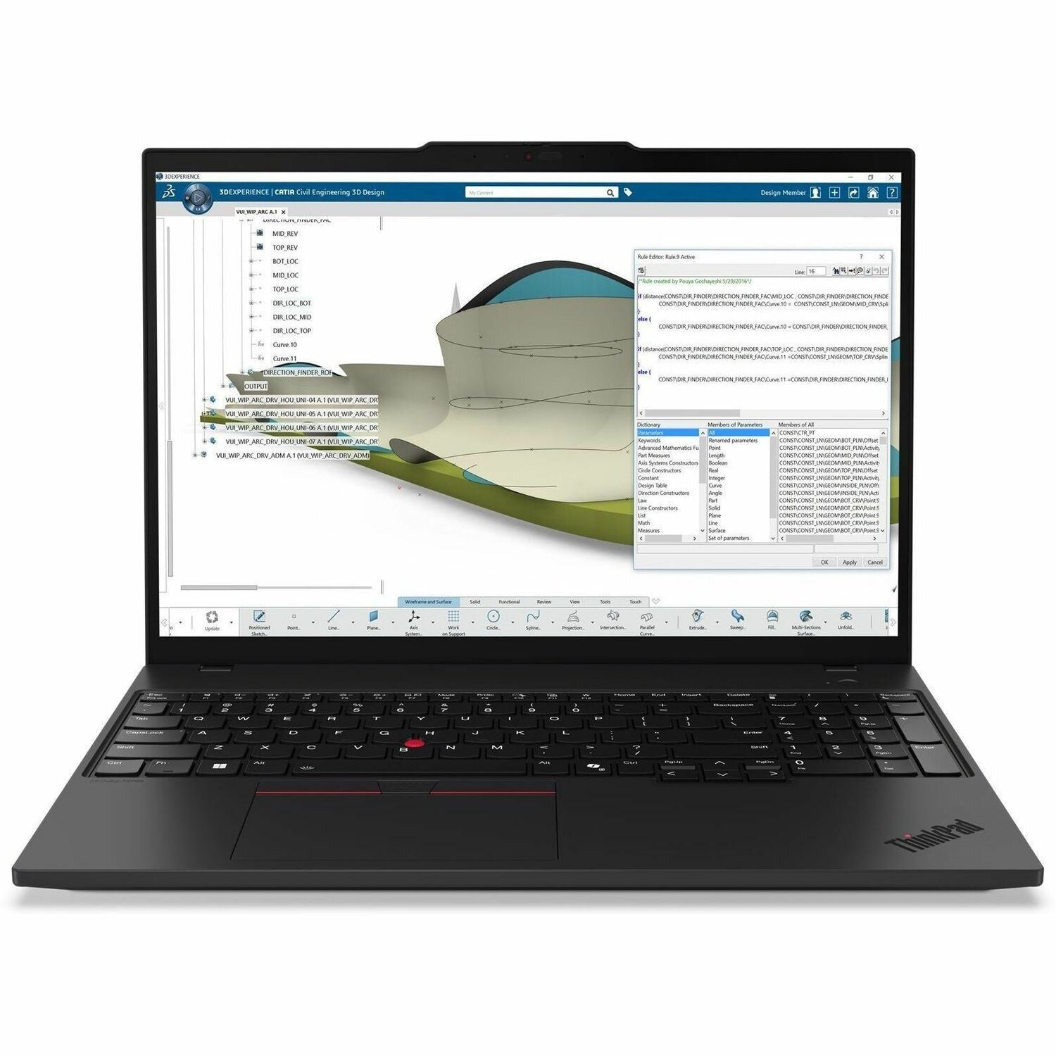 D&H Distributing - EDI Lenovo ThinkPad P16s Gen 4 21QR001QUS 16" Copilot+ PC Mobile Workstation - WUXGA - AMD Ryzen AI 7 PRO 350 - 32 GB - 512 GB SSD - English Keyboard - Black - 21QR001QUS