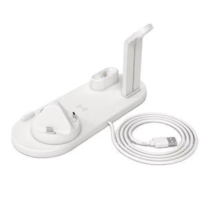 Universal Magnetic Dock Stand 15W Fast Charger 3 for Qi Charge 4 6 1 for iPhone for AirPods iWatch Wireless Charging Station 7W