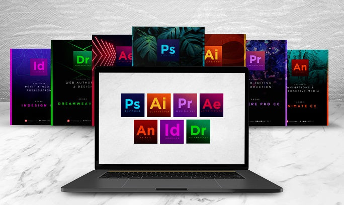 BrainBuffet Adobe Full Suite Package 1-Year Access (Multiple Users Hig