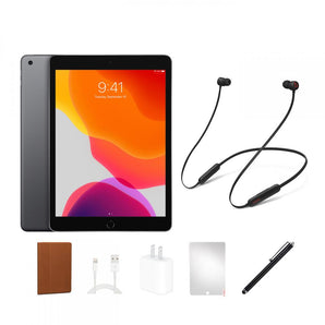 Apple iPad 7th Gen Beats Bundle (HeadPhones, Case, Stylus) - Refurb<br>Choose Color & Storage (FREE SHIPPING!)