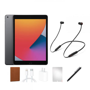 Apple iPad 8th Gen Beats Bundle (HeadPhones, Case, Stylus) - Refurb (FREE SHIPPING)