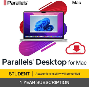 Parallels Desktop for Mac Student | Faculty License 1-Year Subscription (Download)