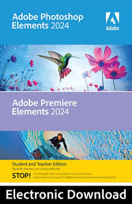 Adobe Photoshop Elements 2024 & Premiere Elements 2024 Student & Teacher Ed. (Download)