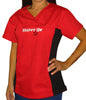 Happy Up Women's Sporty Scrub Top