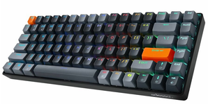 Adesso EasyTouch 1000 Wired/Wireless/Bluetooth Multi-OS Illuminated Mechanical VIA Mini Keyboard With CoPilot Ai Hotkey