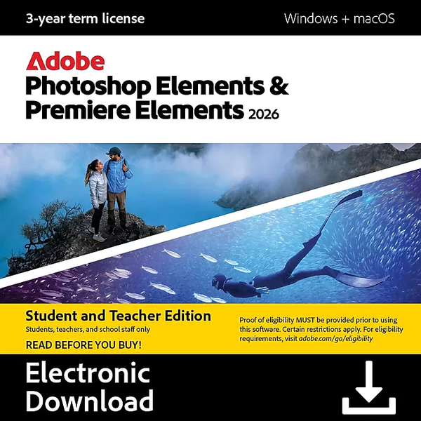 Adobe Photoshop Elements 2026 & Premiere Elements 2026