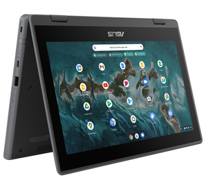 ASUS Chromebook Flip CR1 11.6" Touchscreen Intel Celeron 8GB RAM 32GB eMMC Rugged 2-in-1 (Refurbished)