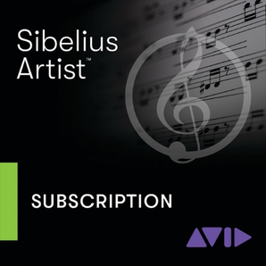 Avid Sibelius Artist 1-Year Subscription (Download) with BONUS Purchase Option (On Sale!)