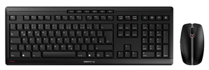 CHERRY STREAM DESKTOP Wireless Quiet Keyboard & Mouse Combo with Office & Multimedia Keys