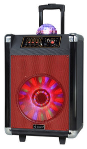 Supersonic 12” Portable Bluetooth Speaker with Disco Ball Light (3 Colors) (On Sale!)