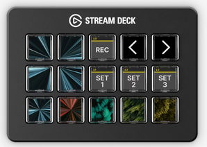 CORSAIR Elgato Stream Deck Scissor Keys Precision 15-Key Control Pad