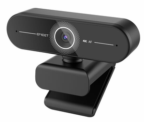 EMEET 4K QHD Webcam with Dual Noise-Reducing Microphones