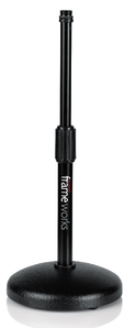 Gator Frameworks Round Base Desktop Mic Stand