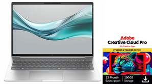 HP EliteBook 665 G11 16" WUXGA AMD Ryzen 7 PRO 32GB RAM 1TB SSD AI Laptop w/Adobe Creative Cloud Pro for Students & Teachers