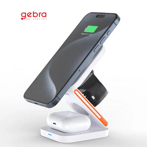 3 in 1 Foldable Magnetic Wireless Charger Multifunction Phone Charging Stand Chargers Wireless Charger