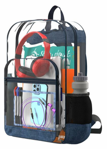 MAXCases Extreme Clear Backpack with 2 Compartments (Multi-Packs)