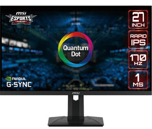 MSI 27" QHD 170Hz LCD Gaming Monitor with Quantum Dot Technology (On Sale!)