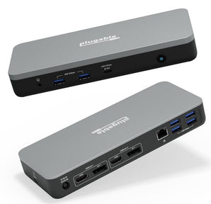 Plugable Technologies Dual 4K USB-C Chromebook 12-Port Docking Station (On Sale!)