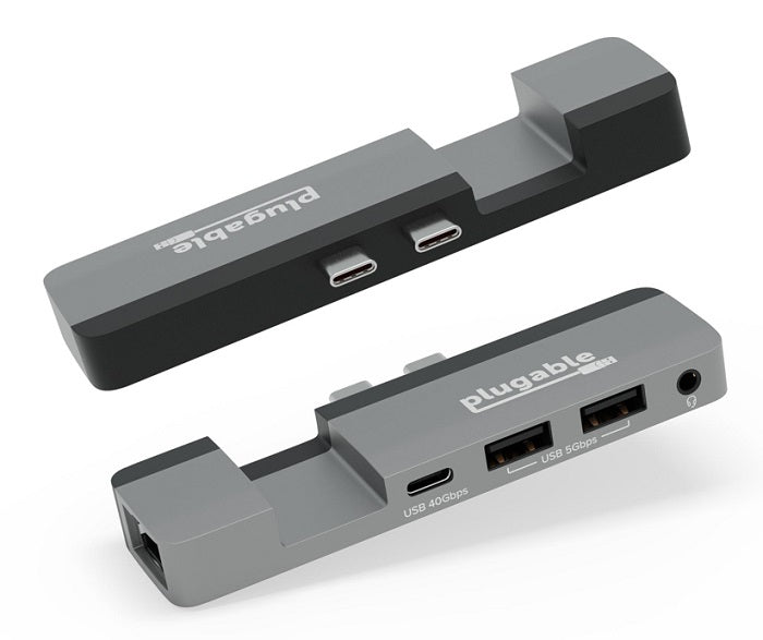 Plugable Technologies PLG-AMS-5IN1E USB-C Hub Multiport Adapter for ...