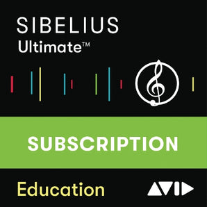 Avid Sibelius Ultimate Stand-Alone 1-Year Subscription for Schools Multi-Seat License (Download)