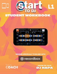 Hapaworld Start To DJ Workbook Level 1 Rekordbox Mobile