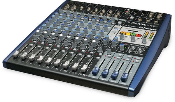 PreSonus 2779200101 StudioLive AR12c Analog Mixer with FREE