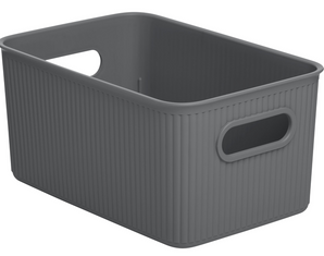 Superio 5 Liter Ribbed Storage Bin (6-Pack) (2 Colors)