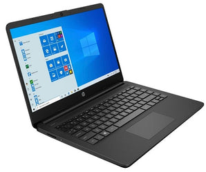 HP 14-DQ 14" Intel Celeron 4GB RAM 64GB eMMC Laptop with Microsoft Office 365 (Jet Black)