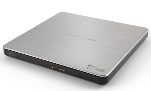LG GP60NS50 External Ultra Slim CD/DVD Reader/Writer Silver from ThinkEDU