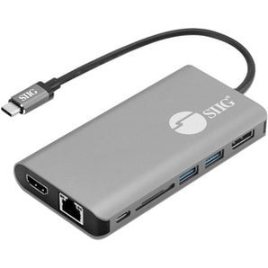 SIIG 7-in-1 USB-C MST Video with Hub, LAN & PD 3.0 Docking (On Sale!)