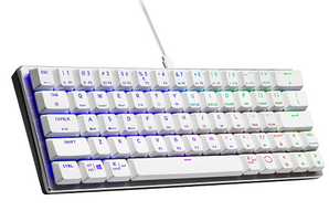 Cooler Master SK620 Mechanical Gaming Keyboard with 2 Switch Choices (White) (On Sale!)
