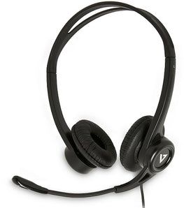 V7 Essentials USB Stereo Headset with Adjustable Microphone (10-Pack) (While They Last!)